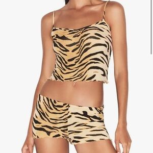 SKIMS Women's Tiger Print Cami and Shorts Set